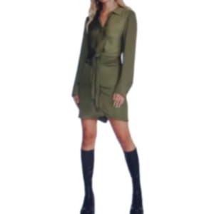 NWT Steve Madden Curious Tie Mini Dress Size XS